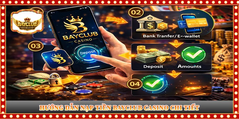 Hướng dẫn nạp tiền BAYCLUB CASINO chi tiết