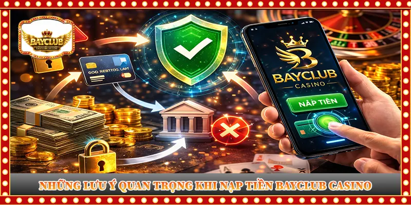 Những lưu ý quan trọng khi nạp tiền BAYCLUB CASINO