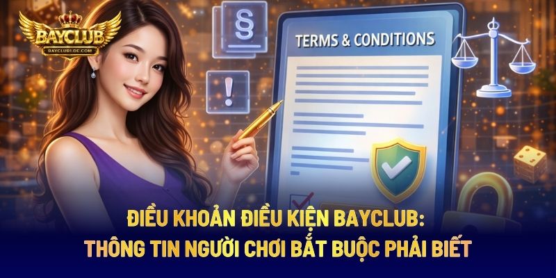 Điều Khoản Điều Kiện BAYCLUB: Thông Tin Người Chơi Bắt Buộc Phải Biết